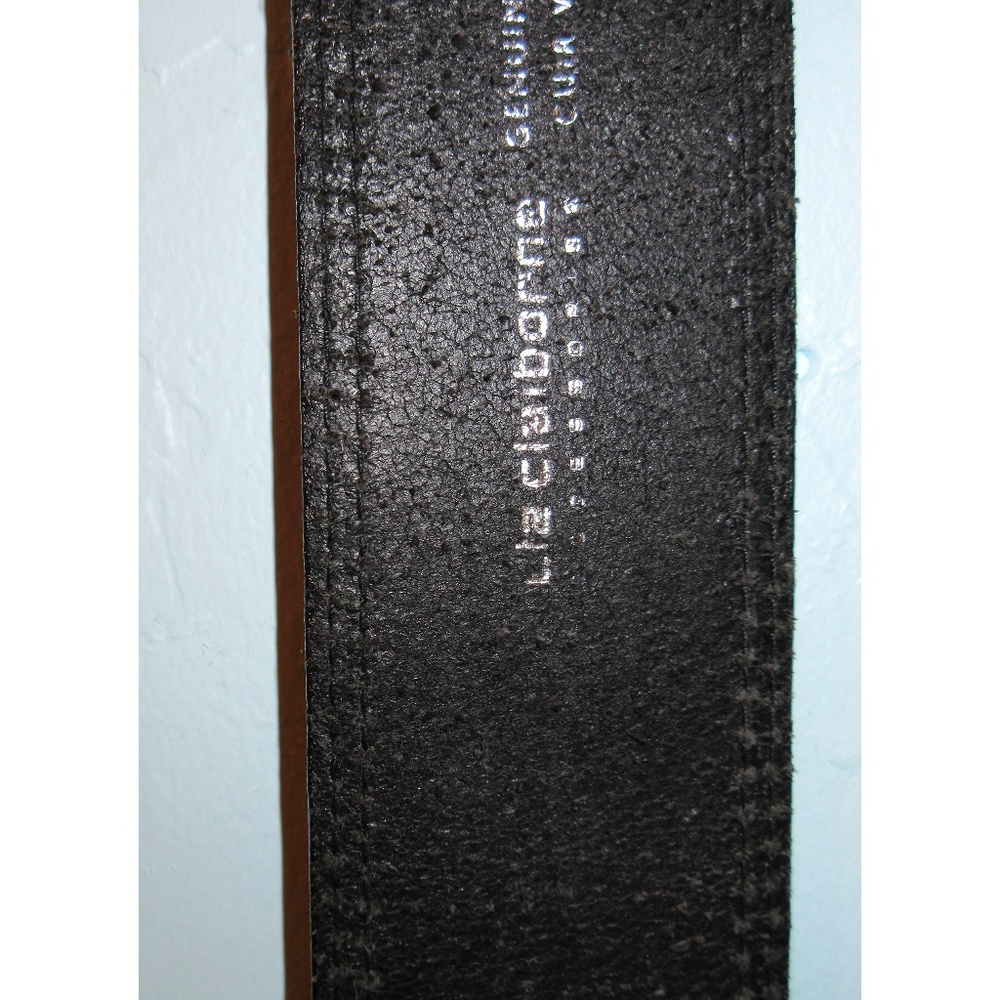 Liz Claiborne Black Leather Belt